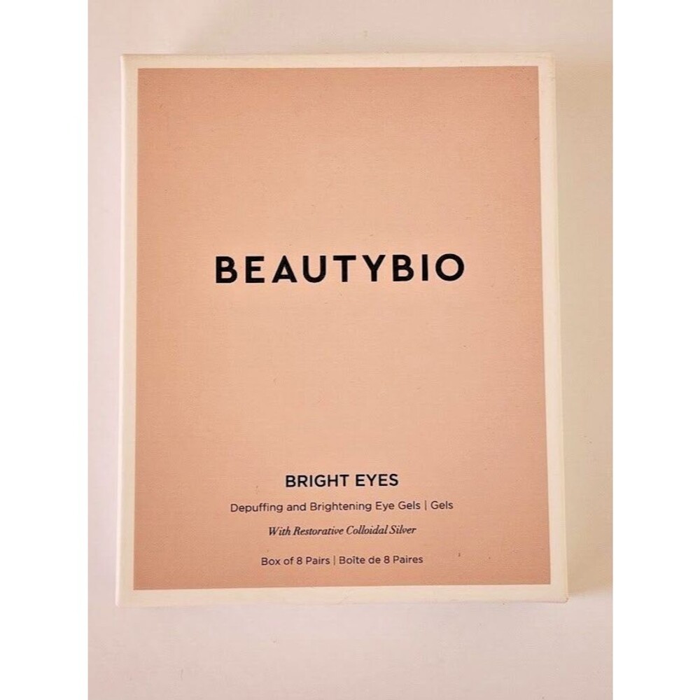 Beautybio Bright Eyes Depuffing + Brightening Gels Colloidal Silver 8 PAIR BNIB